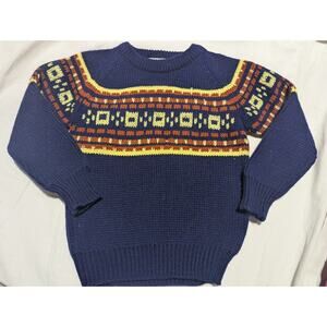 Vintage Contemporary Classics Young Set Boys 100% Acrylic Knit Sweater Size 5